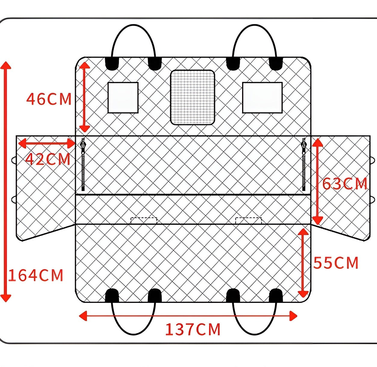 Waterproof Dog Car Hammock
